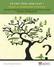Cover of the irish version of the Guide to Genealogy guide (Treoir ar Acmhainní Ginealais)